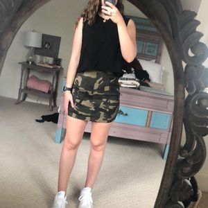 Wild Honey At Attention Camp Skirt